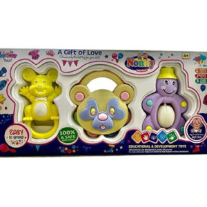 3 pcs Lovely Colorful Musical Rattle Toys