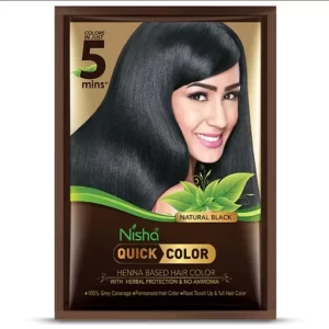 nisha natural black quick hair color