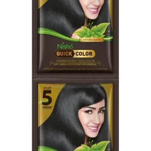 nisha natural black quick hair color