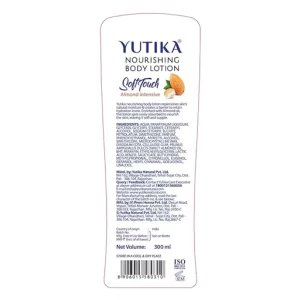 yutika soft touch almond intensive nourishing body lotion