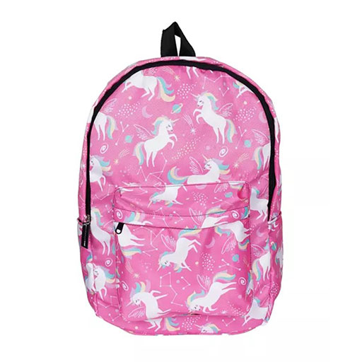 Pink Unicorn Casual Backpack || Waterproof School Bag