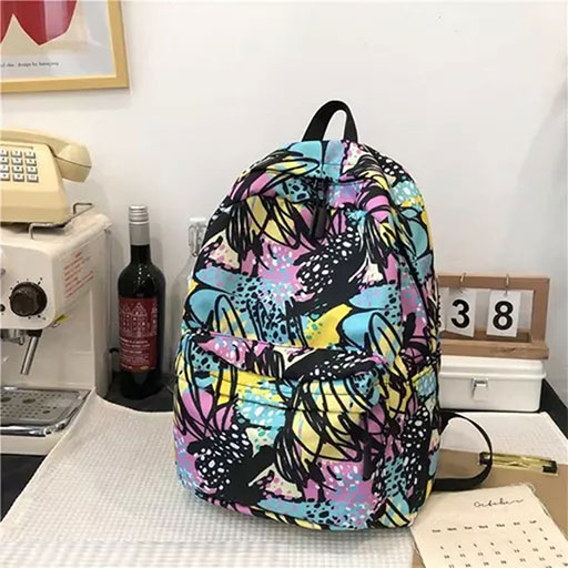 Unisex Casual Polyester Backpack