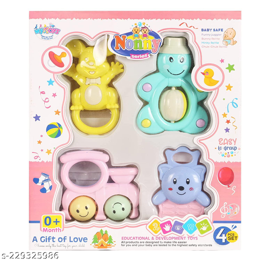 Cartoon Rattle Set Pack for toddler