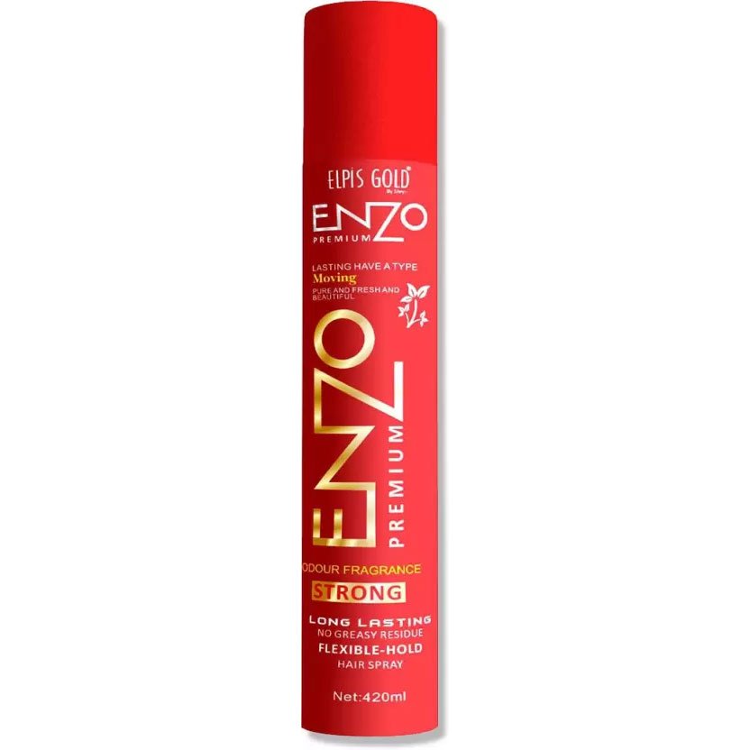 ELPIS GOLD Premium Ultra Shine Finish Hair Spray 420ml Hair Spray (420 ml)