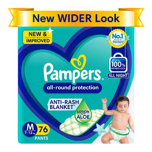 Pampers All round Protection Pants Style Baby Diapers