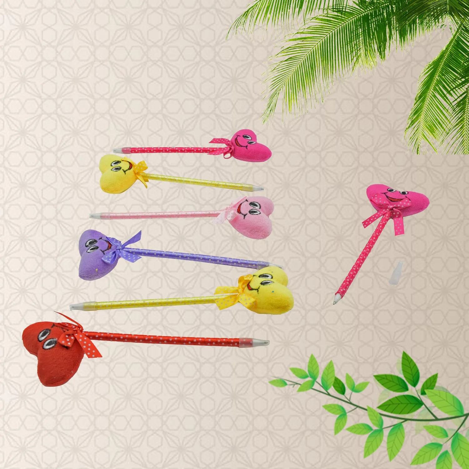 Cute Cartoon Shape & Heart Design Facy Writting Pen
