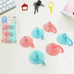 Hook 6 pcs for wall Heavy Plastic Hook