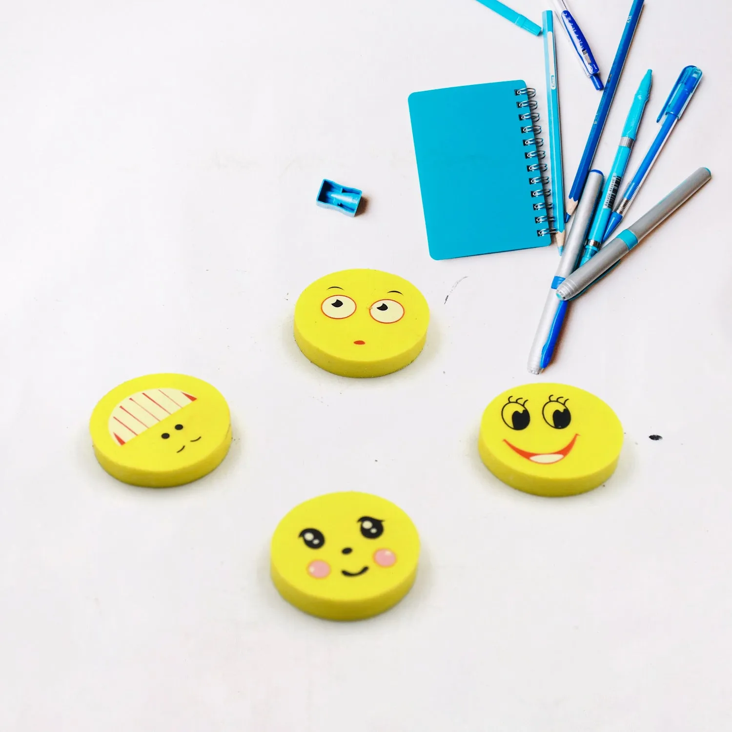 Cute Smile Emoji Erasers