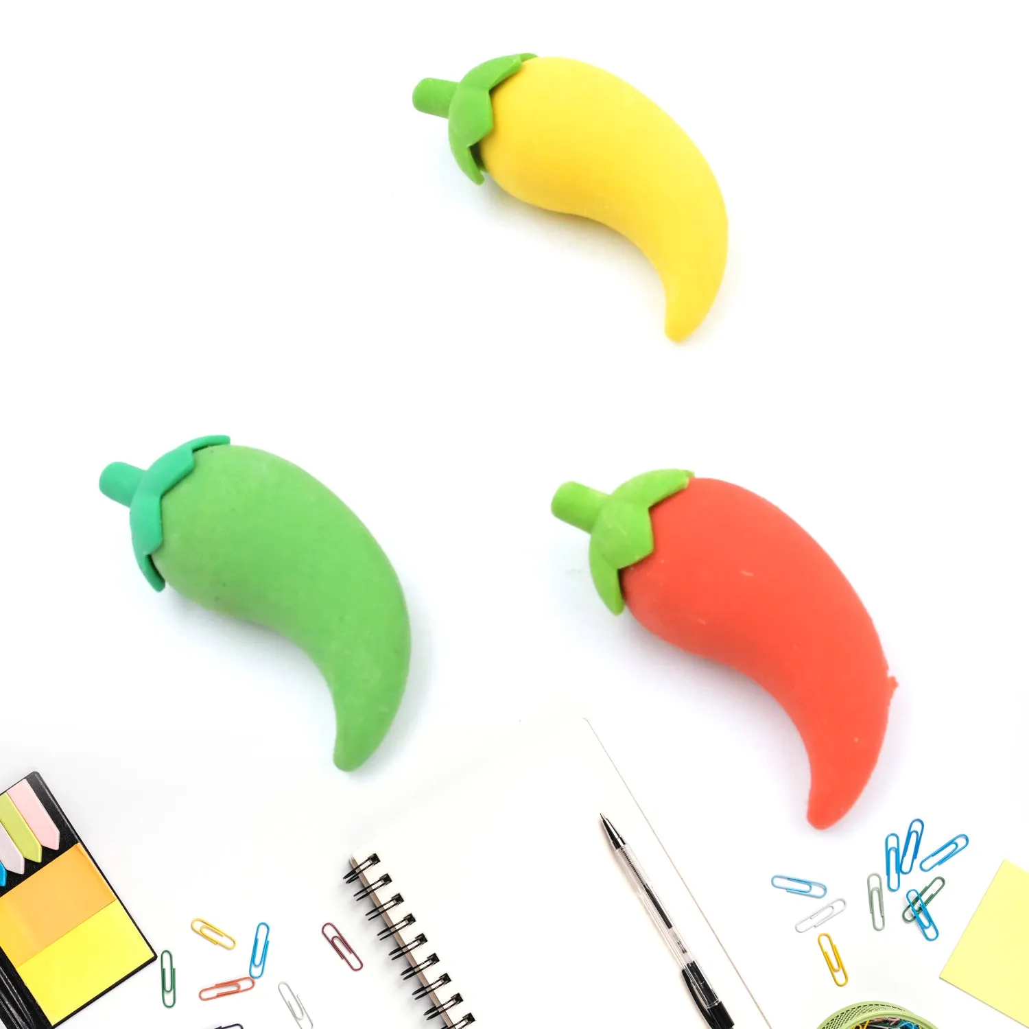 Chili Shape Erasers