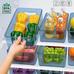 Plastic Refrigerator Organizer Bins