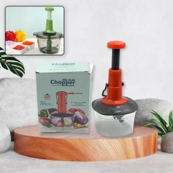 Manual Press Fruit & Vegetable Chopper