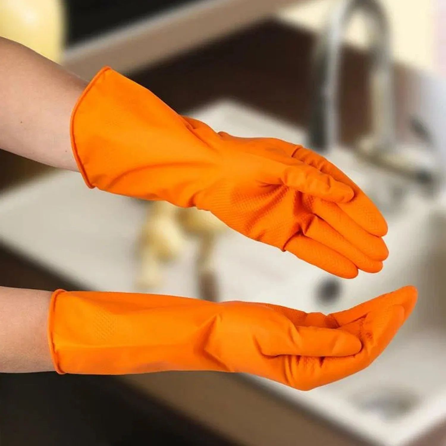 Reusable Rubber Hand Gloves
