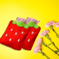 Strawberry small Hot Water Bag with Cover