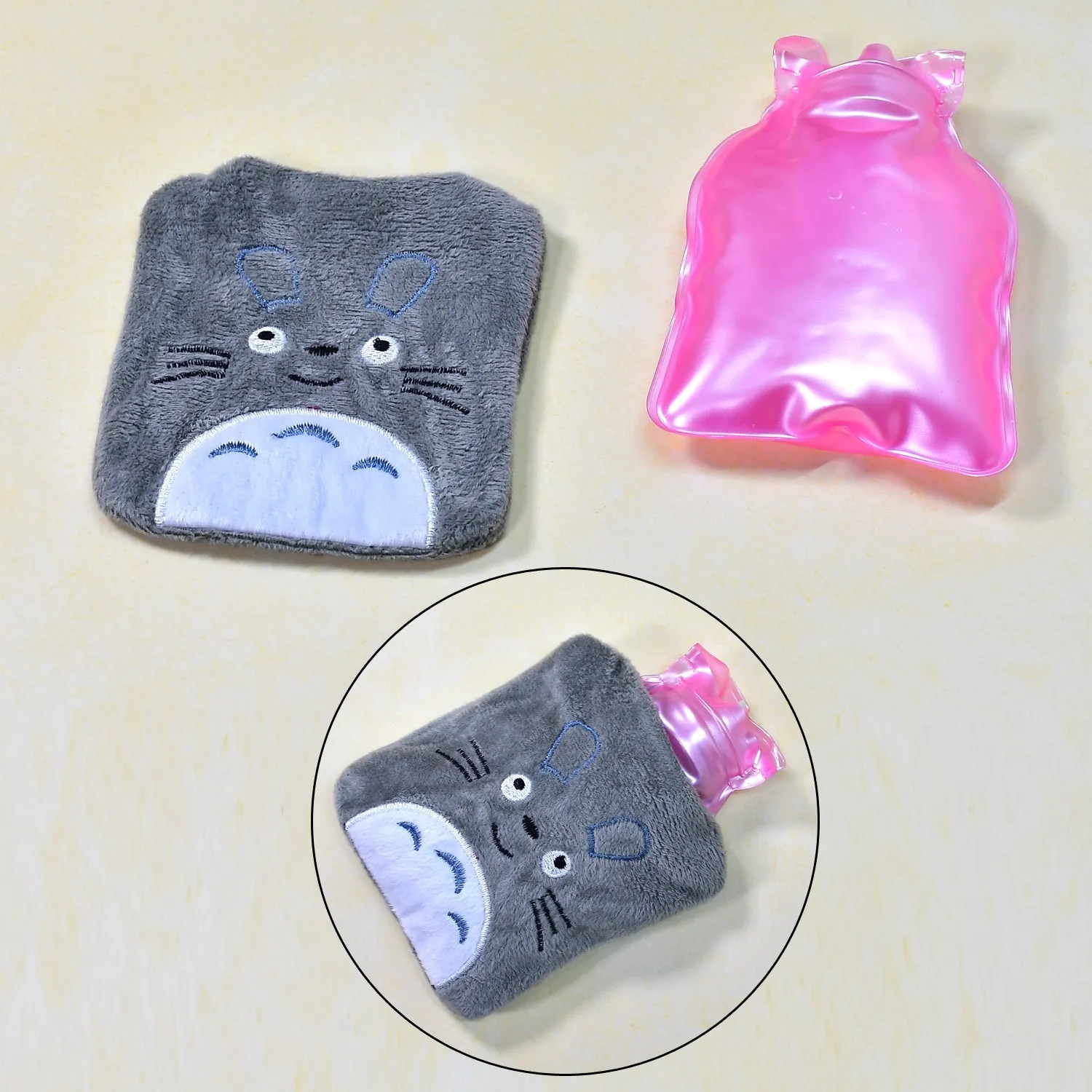 Totoro Cartoon Hot Water Bag small Hot Water Bag with Cover