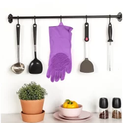 Dishwashing Gloves with Scrubber