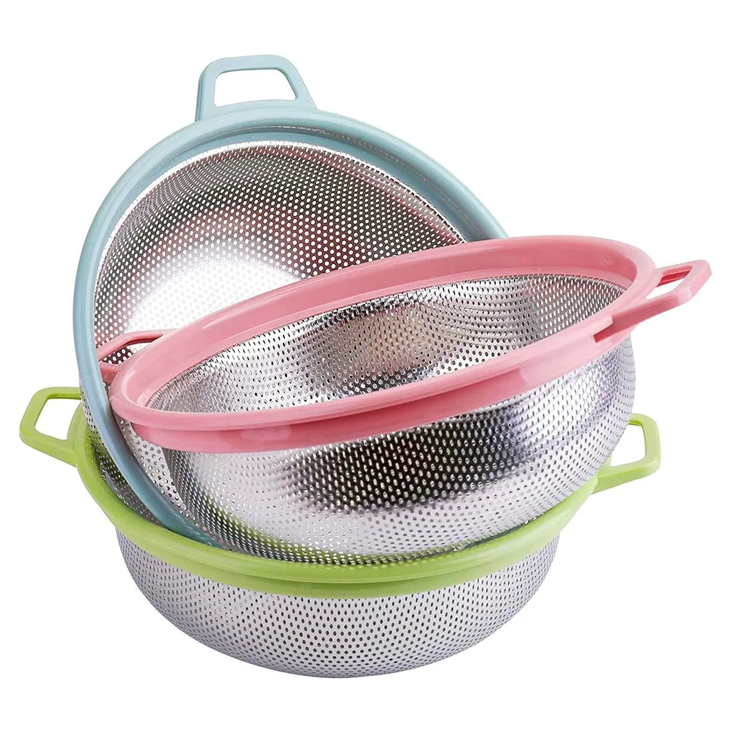 Large Metal Mesh Basket Strainer