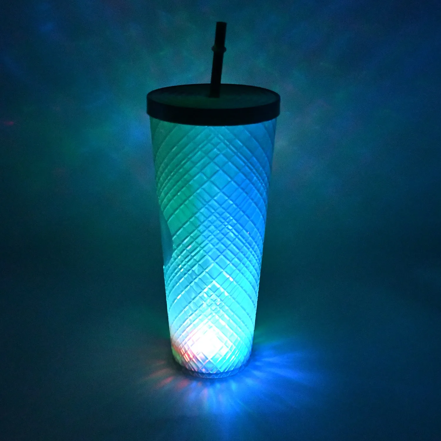 Cup with Straw &  LED Lighting