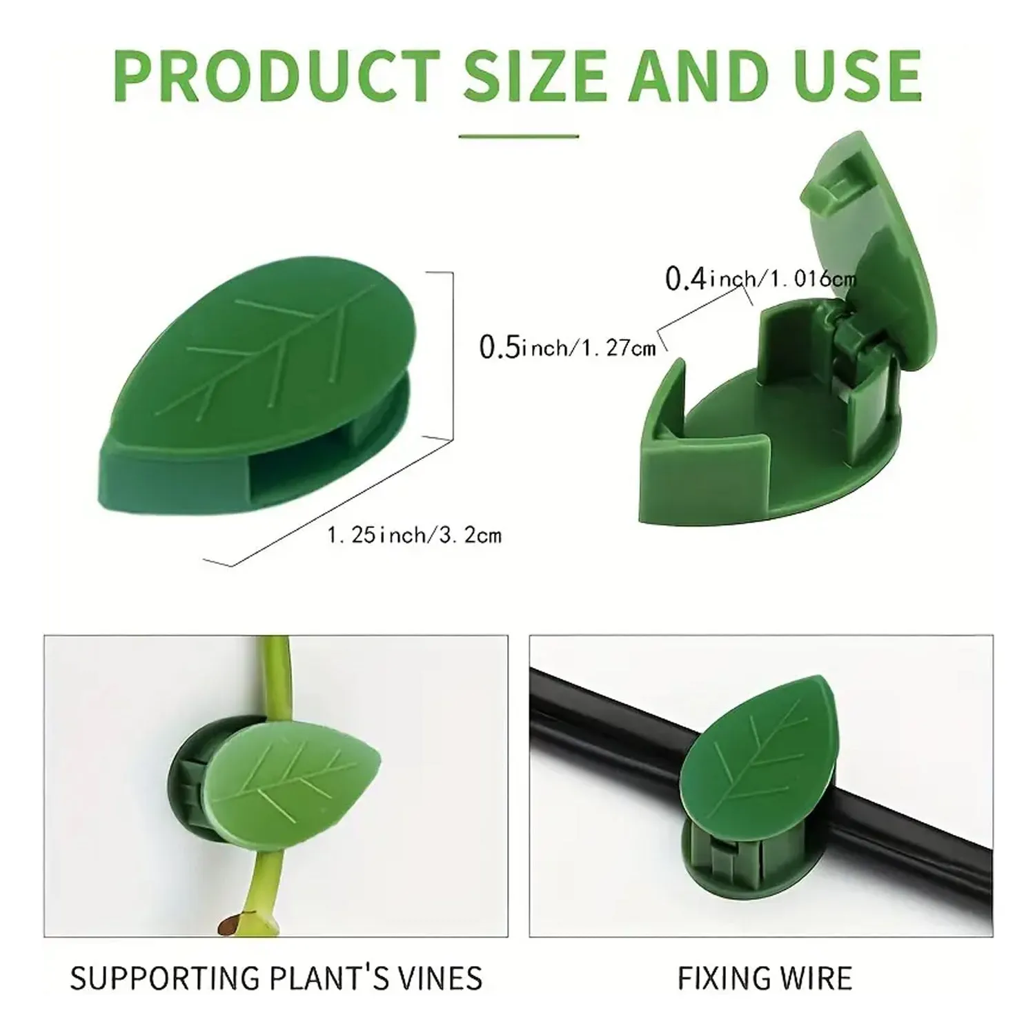 Plant Climbing Wall Fixture Clip Self-Adhesive