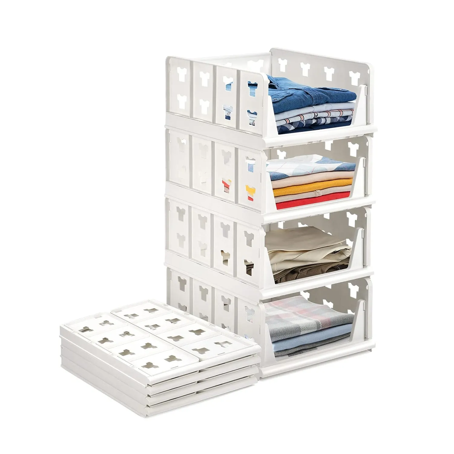 4 Layer Stackable Multifunctional Storage - Desidelights