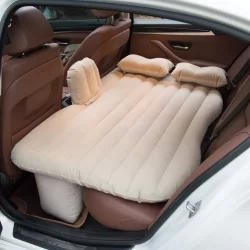 Car Inflatable Bed with 2 Pillows &  Air Pump (Portable)