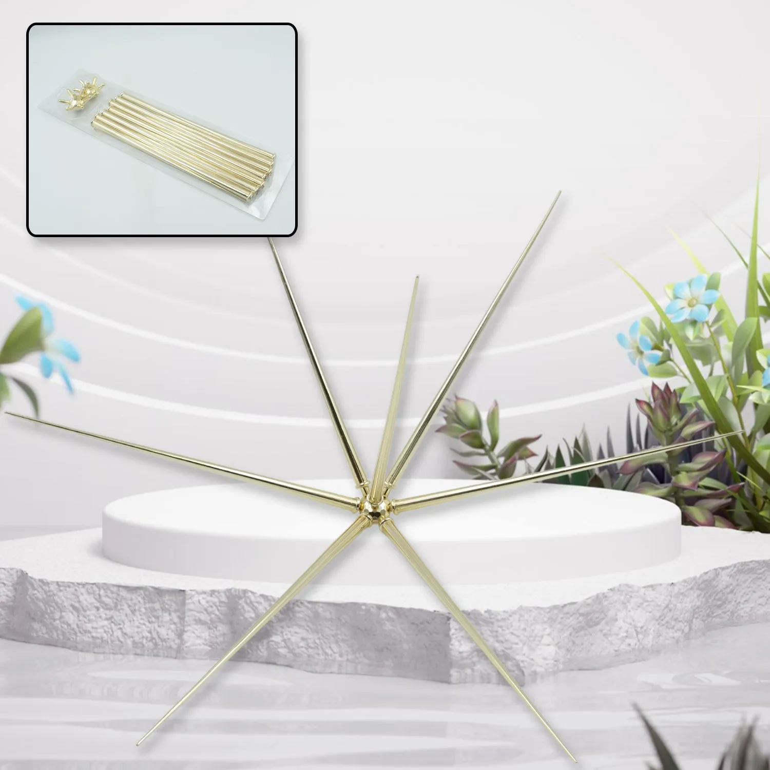 3D Gold Star Hanging Decoration