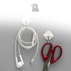 Multipurpose Stainless Steel Wall hanging hook 18 pc