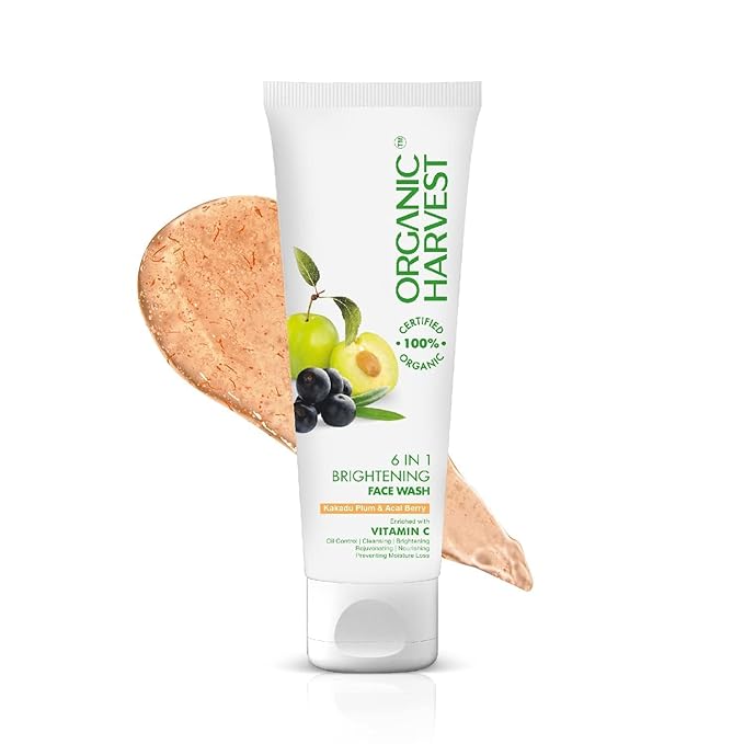 Organic Harvest 6 in 1 Face Wash 100 g