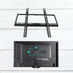 TV Wall Bracket Mount Slim Monitor Stand for 26 x 63, LCD LED