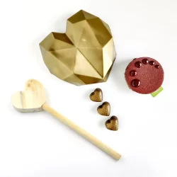 Special Heart Shape Wooden Hammer for Pinata Cake