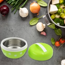 Double Wall Insulated Stainless Steel Tiffin 4 Compartment